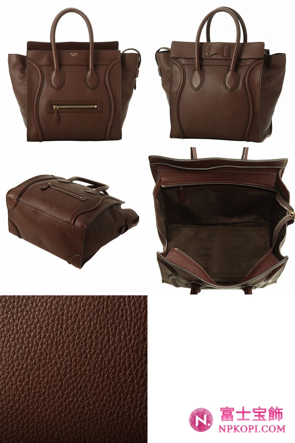 セリーヌ コピー   MINI SHOPPER GRAINEDボックス型トートバッグ 16521 3GFL 18CC
